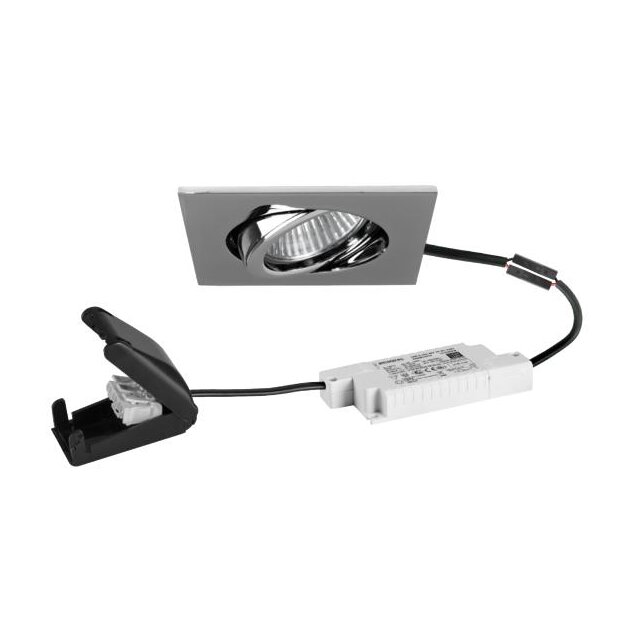 Brumberg 39485023 LED-Einbaustrahler 230V AC 6W d2w Chrom