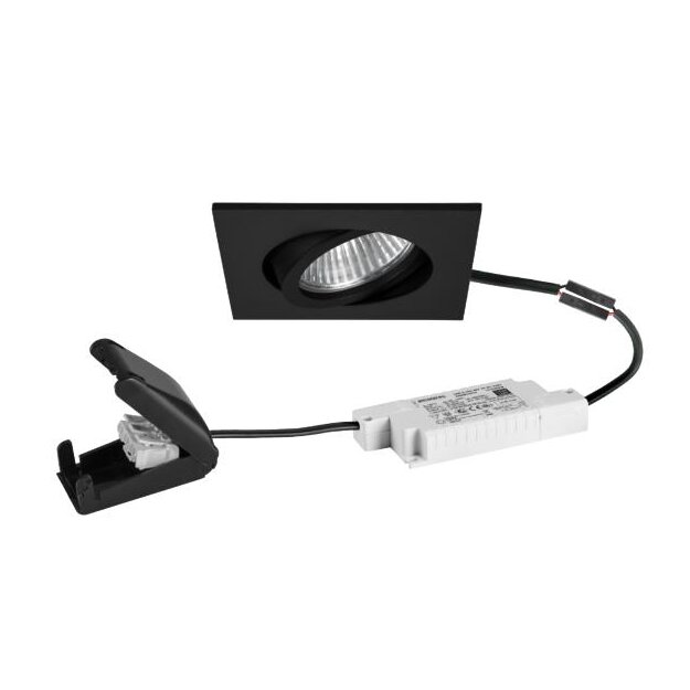 Brumberg 39485083 LED-Einbaustrahler 230V AC 6W d2w Schwarz