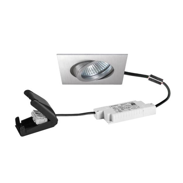 Brumberg 39485253 LED-Einbaustrahler 230V AC 6W d2w Alu matt