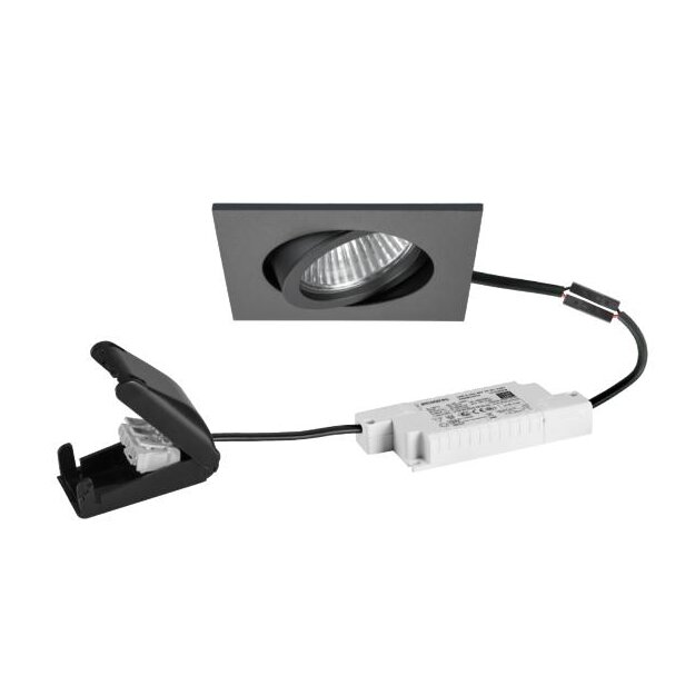 Brumberg 39485643 LED-Einbaustrahler 230V AC 6W d2w Titan matt