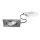 Brumberg 39488153 LED-Einbaustrahler 230V AC 7W 3000K IP65 Nickel matt