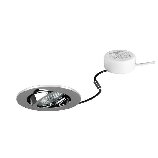 Brumberg 40143023 LED-Einbaustrahler 230V AC 6W 3000K Chrom