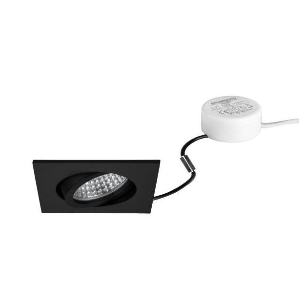 Brumberg 40144083 LED-Einbaustrahler 230V AC 6W 3000K Schwarz