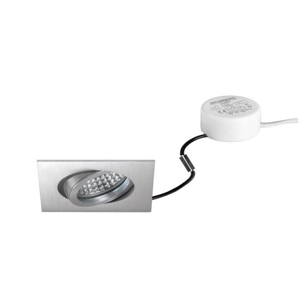Brumberg 40144253 LED-Einbaustrahler 230V AC 6W 3000K Alu matt