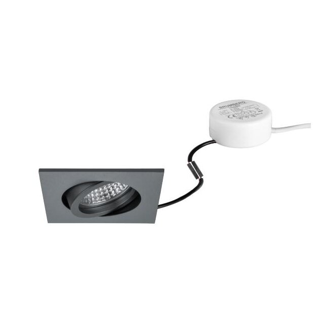 Brumberg 40144643 LED-Einbaustrahler 230V AC 6W 3000K Titan matt