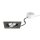 Brumberg 40365153 LED-Einbaustrahler 230V AC 6W 3000K Nickel matt