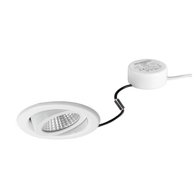 Brumberg 40369073 LED-Einbaustrahler 230V AC 6W 3000K Edelstahl