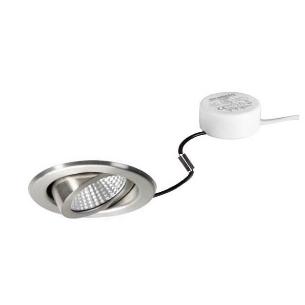 Brumberg 40369223 LED-Einbaustrahler 230V AC 6W 3000K Edelstahl