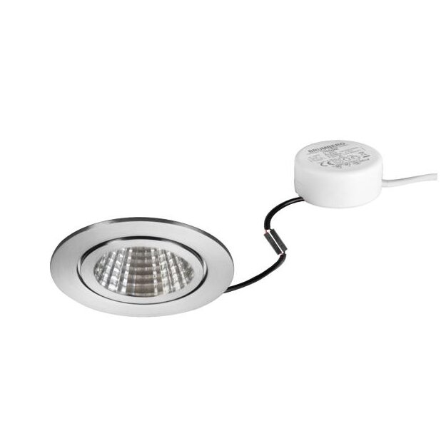 Brumberg 40375423 LED-Einbaudownlight ITANSA-R BB15 Edelstahl