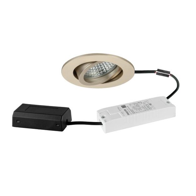 Brumberg 41443633 LED-Einbaustrahler 230V AC 6W 3000K Champagner matt