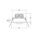 Brumberg 41443633 LED-Einbaustrahler 230V AC 6W 3000K...