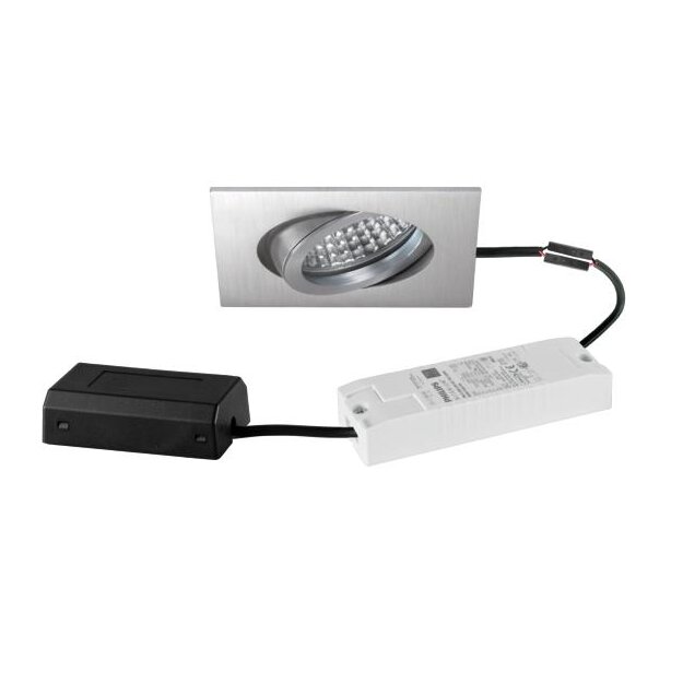 Brumberg 41444253 LED-Einbaustrahler 230V AC 6W 3000K Alu matt