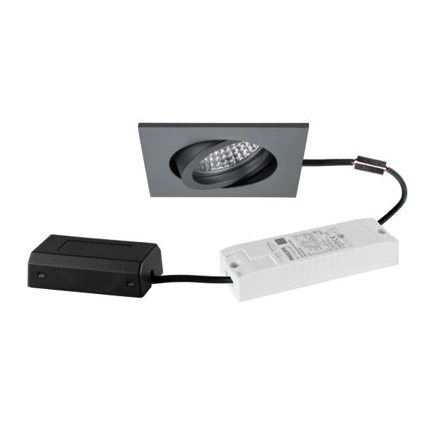 Brumberg 41444643 LED-Einbaustrahler 230V AC 6W 3000K Titan matt