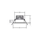 Brumberg 41475073 LED-Einbaudownlight ITANSA-R BB15...