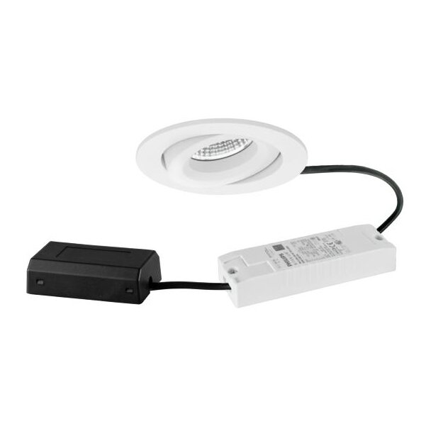 Brumberg 41478173 LED-Einbaustrahler 230V AC 7W 3000K Strukturweiß
