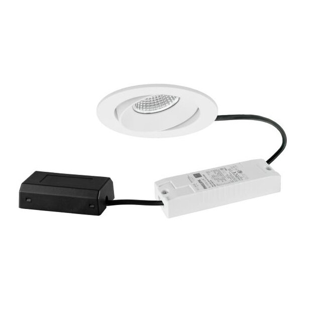 Brumberg 41479173 LED-Einbaustrahler 230V AC 7W 3000K Strukturweiß