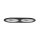 Brumberg 45021560 Einbaumodul Oval 2-lampig Strukturweiß / Strukturschwarz