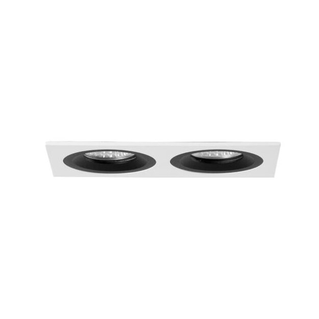 Brumberg 45024550 Einbaumodul Rechteckig 2-lampig Strukturschwarz