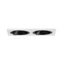 Brumberg 45025550 Einbaumodul Rechteckig 2-lampig Strukturschwarz