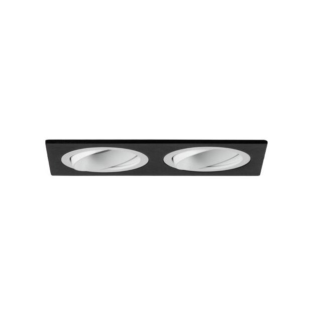 Brumberg 45025560 Einbaumodul Rechteckig 2-lampig Strukturweiß