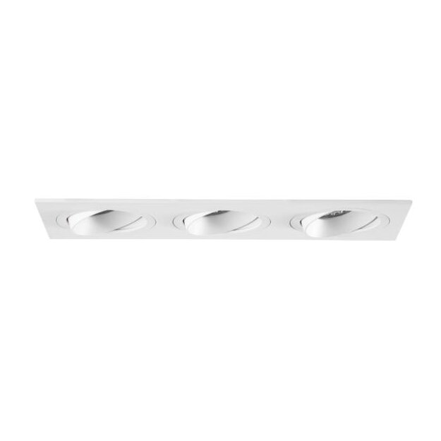 Brumberg 45028170 Einbaumodul Rechteckig 3-lampig Strukturweiß