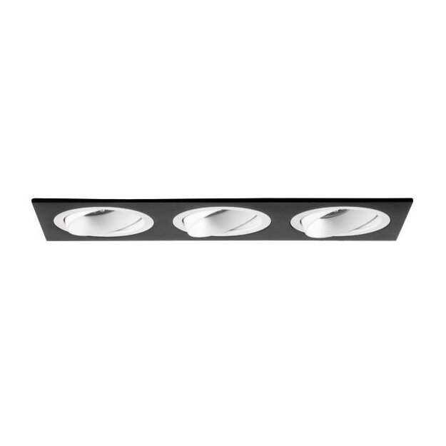 Brumberg 45028560 Einbaumodul Rechteckig 3-lampig Strukturweiß