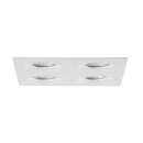 Brumberg 45030170 Einbaumodul Quadratisch 4-lampig Strukturweiß