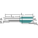 Weidmüller H1514DSW Aderendhülse H1 5/14D SW BD...