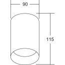 Brumberg 45102170 Anbaugehäuse Vertieft Rund Vertieft Schwenkbar Strukturweiß
