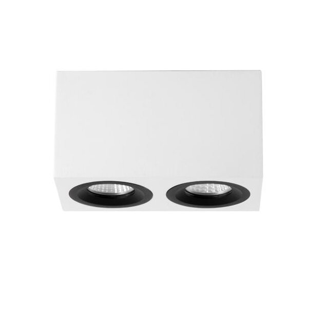Brumberg 45124550 Anbaumodul Rechteckig Strukturweiß / Strukturschwarz