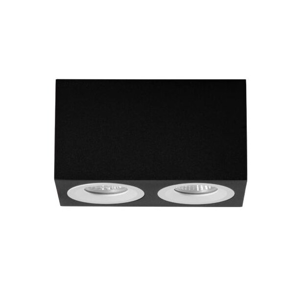 Brumberg 45124560 Anbaumodul Rechteckig Strukturweiß / Strukturschwarz