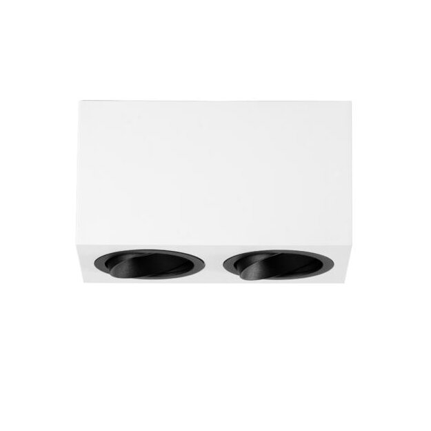 Brumberg 45125550 Anbaumodul Rechteckig Strukturweiß / Strukturschwarz
