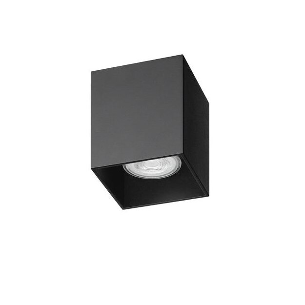 Brumberg 45131180 Anbaumodul TURN für GU10-Lampe Quadratisch Strukturschwarz
