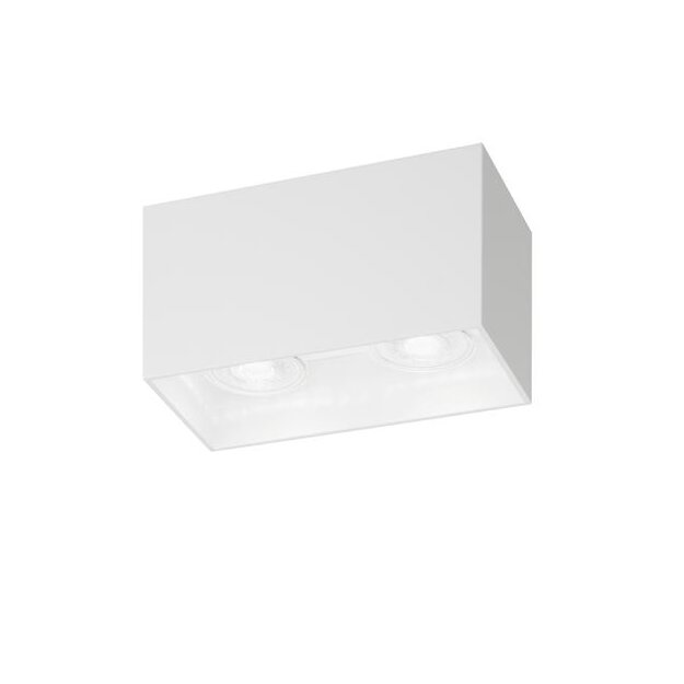 Brumberg 45135170 Anbaumodul TURN für GU10-Lampe Rechteckig Strukturweiß