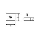 Brumberg 53027260 Halter-Set 2x Schraube / 2x Halter