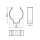 Brumberg 53095260 Halter-Set 2x Schraube / 2x Halter