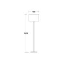 Brumberg 58100783 Stehleuchte mit Schirm E27 1 x 100 W...
