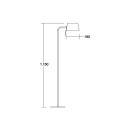 Brumberg 58120150 Stehleuchte mit Schirm G9 1 x 48 W 230V AC