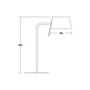 Brumberg 58126150 Tischleuchte mit Schirm G9 1 x 48 W...