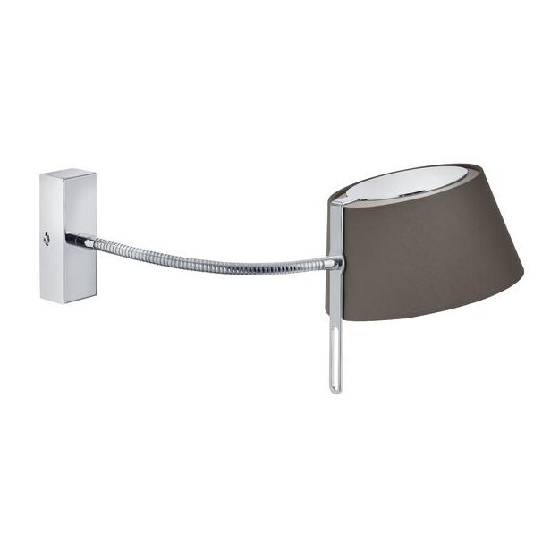 Brumberg 58132150 Wandanbauleuchte mit Stoffschirm G9 230V AC