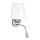Brumberg 58173150 Wandanbauleuchte mit Stoffschirm E27 230V AC