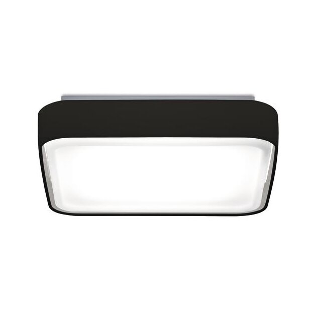 Brumberg 58192003 KORI LED-Anbauleuchte 310 x 310 mm mit Indirektanteil Quadratisch 230V AC 15W 3000K Schwarz