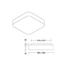 Brumberg 58194003 KORI LED-Anbauleuchte 380 x 380 mm mit...