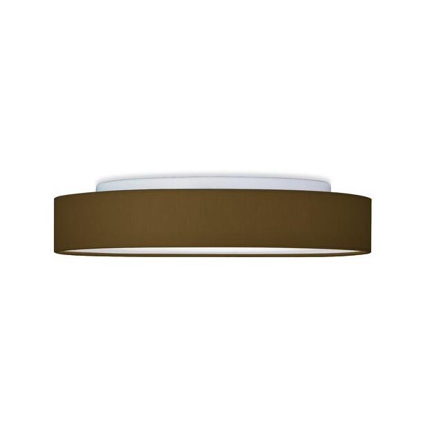 Brumberg 58212003 LED-Anbauleuchte mit Stoffschirm 230V AC 15W 3000K Rund Grau