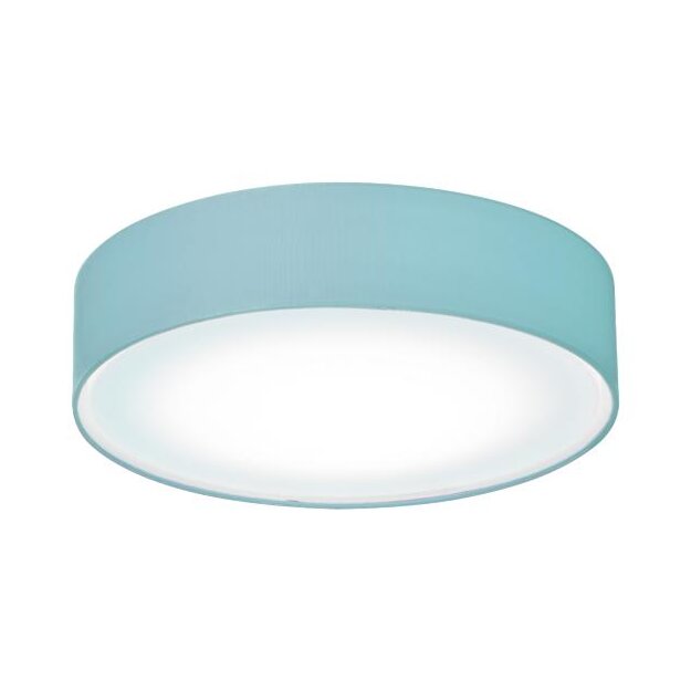 Brumberg 58216737 LED-Anbauleuchte mit Stoffschirm 230V AC 29W 3000K Rund Hellblau