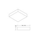 Brumberg 58239000 Anbauleuchte mit Stoffschirm 230V AC...