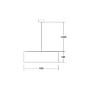 Brumberg 58266150 Pendelleuchte mit Stoffschirm E27 230V...