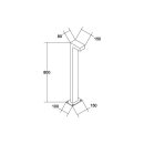 Brumberg 60036103 LED-Pollerleuchte 230V 9W