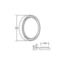 Brumberg 60107183 LED-Anbauleuchte 230V AC 14W 3000K...