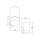 Brumberg 60140180 Wandanbauleuchte E27 struk